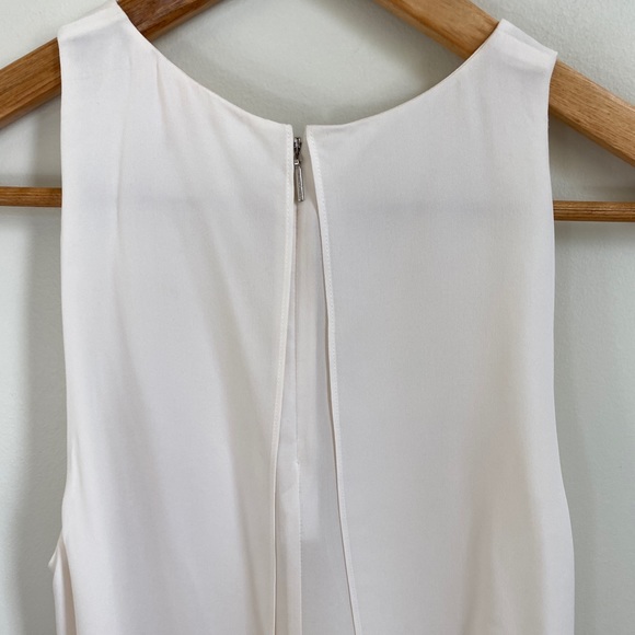 REBECCA TAYLOR Silk Ivory Layered Tank - Picture 3 of 8